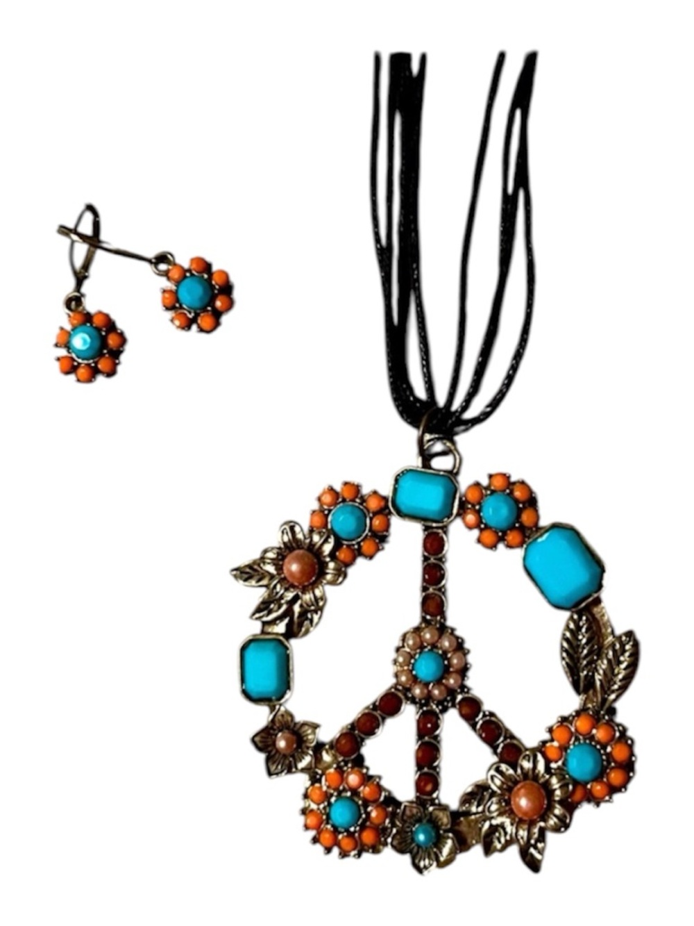 Peace Sign Jewelry Set